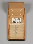 [File Drawer with 46 Mugshots of Shoplifters], Unknown (American), Gelatin silver prints