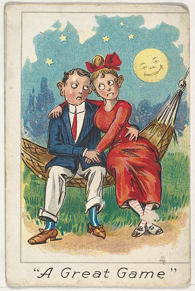 "A Great Game", from the Baseball Comics series (T203), Issued by P.H. Mayo &amp; Brother, Richmond, Virginia (American), Commercial color lithograph 