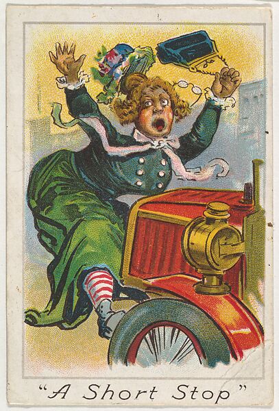 "A Short Stop", from the Baseball Comics series (T203), Issued by P.H. Mayo &amp; Brother, Richmond, Virginia (American), Commercial color lithograph 