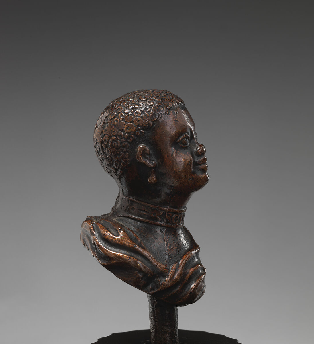 Bust of a Scipio, Bronze, on later marble base, European