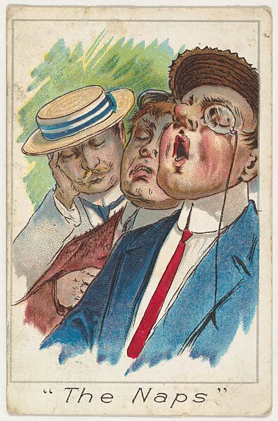 The Naps, from the Baseball Comics series (T203), Issued by P.H. Mayo &amp; Brother, Richmond, Virginia (American), Commercial color lithograph 