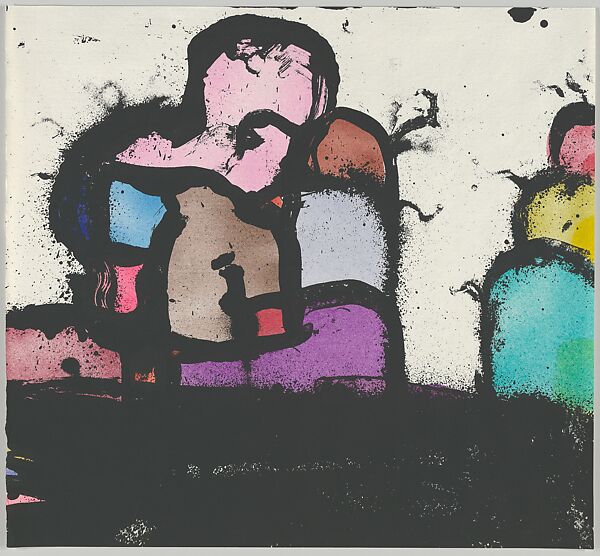 In My Beginning, Chuck Webster (American, born Binghamton, New York, 1970), Linoleum cut, woodcut, pochoir and screenprint