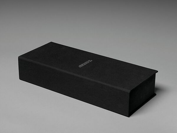 Gorgu Kurallari (Bahname), Peter Hristoff (Bulgarian, born Istanbul, 1958), Mixed media (ink, watercolor, vinyl, silkscreen) on paper; twenty-five folios in an embossed box