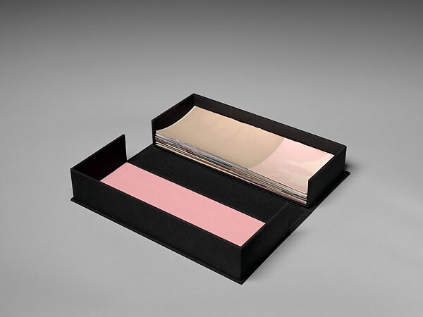 Gorgu Kurallari (Bahname), Peter Hristoff (Bulgarian, born Istanbul, 1958), Mixed media (ink, watercolor, vinyl, silkscreen) on paper; twenty-five folios in an embossed box