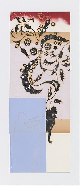 Gorgu Kurallari (Bahname), Peter Hristoff (Bulgarian, born Istanbul, 1958), Mixed media (ink, watercolor, vinyl, silkscreen) on paper; twenty-five folios in an embossed box