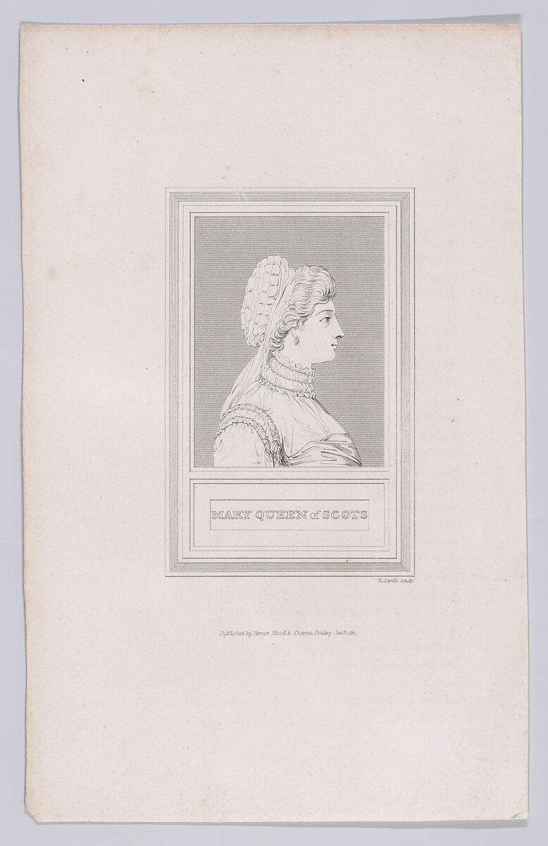Mary, Queen of Scots, Roberts Sands (British, 1792–1855), Engraving 