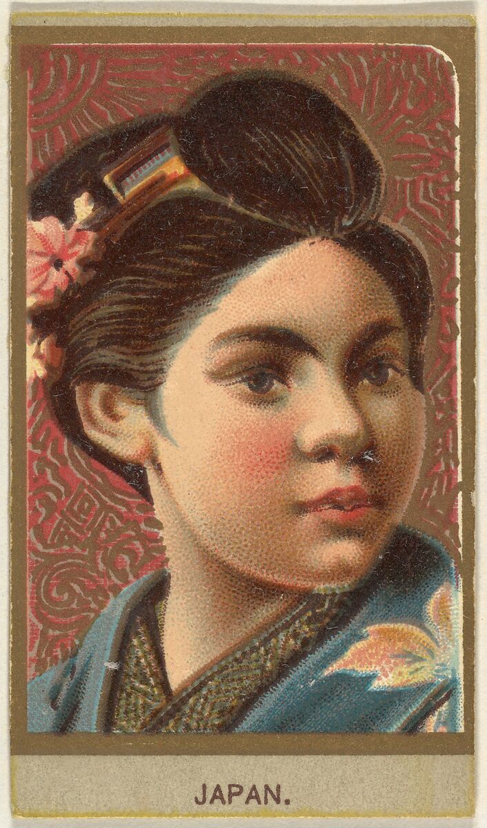 Japan, from the Races of Mankind series (T181) issued by Abdul Cigarettes, Issued by Abdul Cigarettes (American), Commercial color lithograph 
