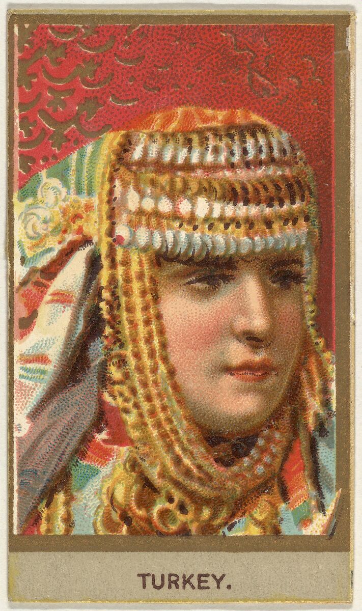 Turkey, from the Races of Mankind series (T181) issued by Abdul Cigarettes, Issued by Abdul Cigarettes (American), Commercial color lithograph 