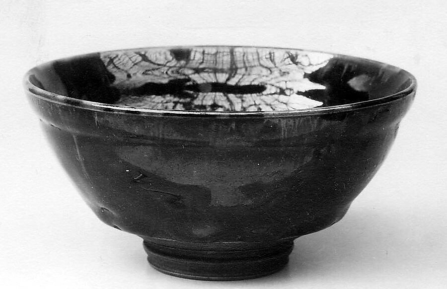 Teabowl, Clay with glaze (Izumo ware), Japan 