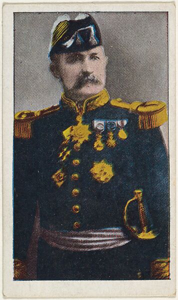 Card No. 13, General Leman, from the World War I Scenes series (T121) issued by Sweet Caporal Cigarettes, Issued by American Tobacco Company, Photolithograph 