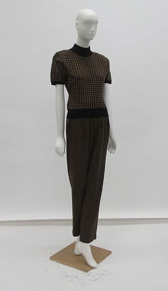 Ensemble, Perry Ellis (American, founded 1978), wool, silk, American