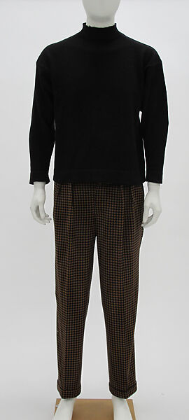 Ensemble, Perry Ellis (American, founded 1978), wool, American