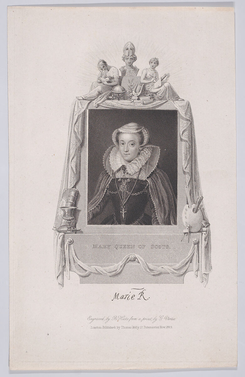 Mary, Queen of Scots, Robert Hicks (British, active early 19th century), Engraving 