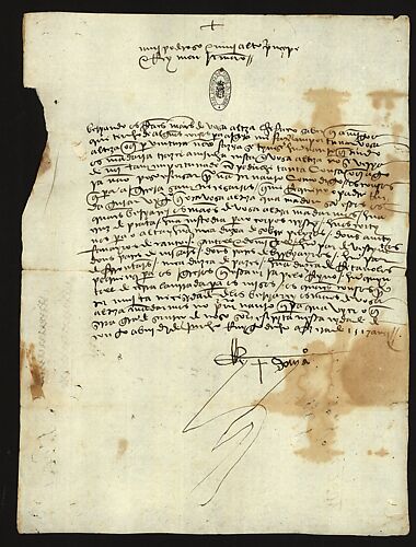 Afonso I of the Kongo to Manuel I of Portugal Requesting Religious Paraphernalia
Kongo Kingdom, June 8, 1517