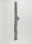 Knot, Joshua Neustein  American, born Poland, Magnetic strip and steel filings on paper