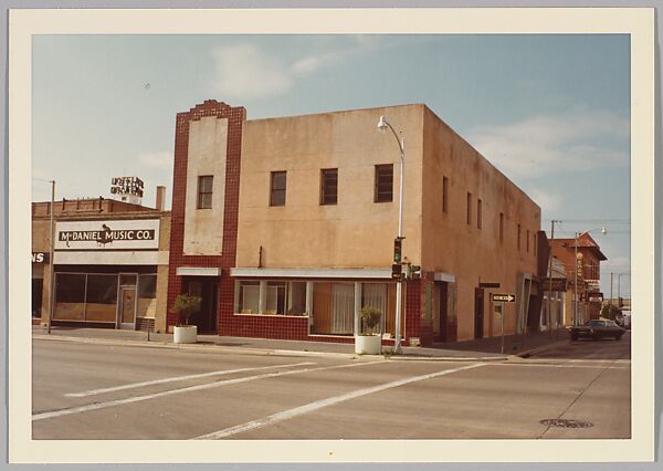 Mineral Wells, Texas, Stephen Shore (American, born 1947), Chromogenic print 