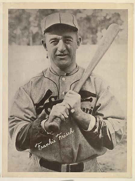 Frankie Frisch, from the "Baseball and Football" set (R311), issued by the National Chicle Company to promote Diamond Stars Gum, Issued by National Chicle Gum Company, Cambridge, Massachusetts, Albumen print (glossy finish) 