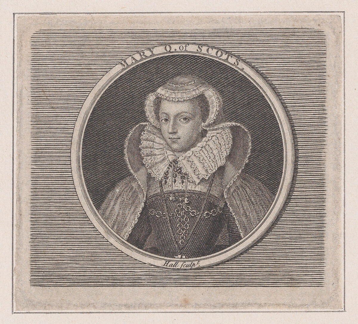 Mary, Queen of Scots, John Hall (British, Wivenhoe, Essex 1739–1797 London), Engraving 