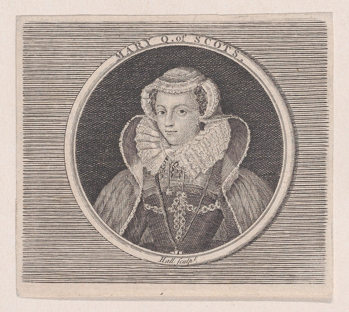 Mary, Queen of Scots, John Hall (British, Wivenhoe, Essex 1739–1797 London), Engraving 