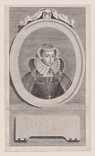 Mary, Queen of Scots, Mary, Queen of Scots (British, Linlithgow 1542–1587 Fotheringhay), Engraving 