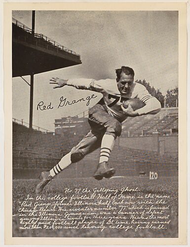 Red Grange, from the 