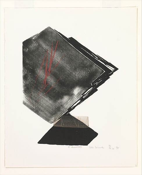 Chronicle, Shinoda Tōkō (Japanese, 1913–2021), Lithograph; ink and color on paper, Japan 