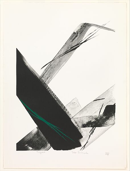 Fugue, Shinoda Tōkō (Japanese, 1913–2021), Lithograph; ink on paper, Japan 