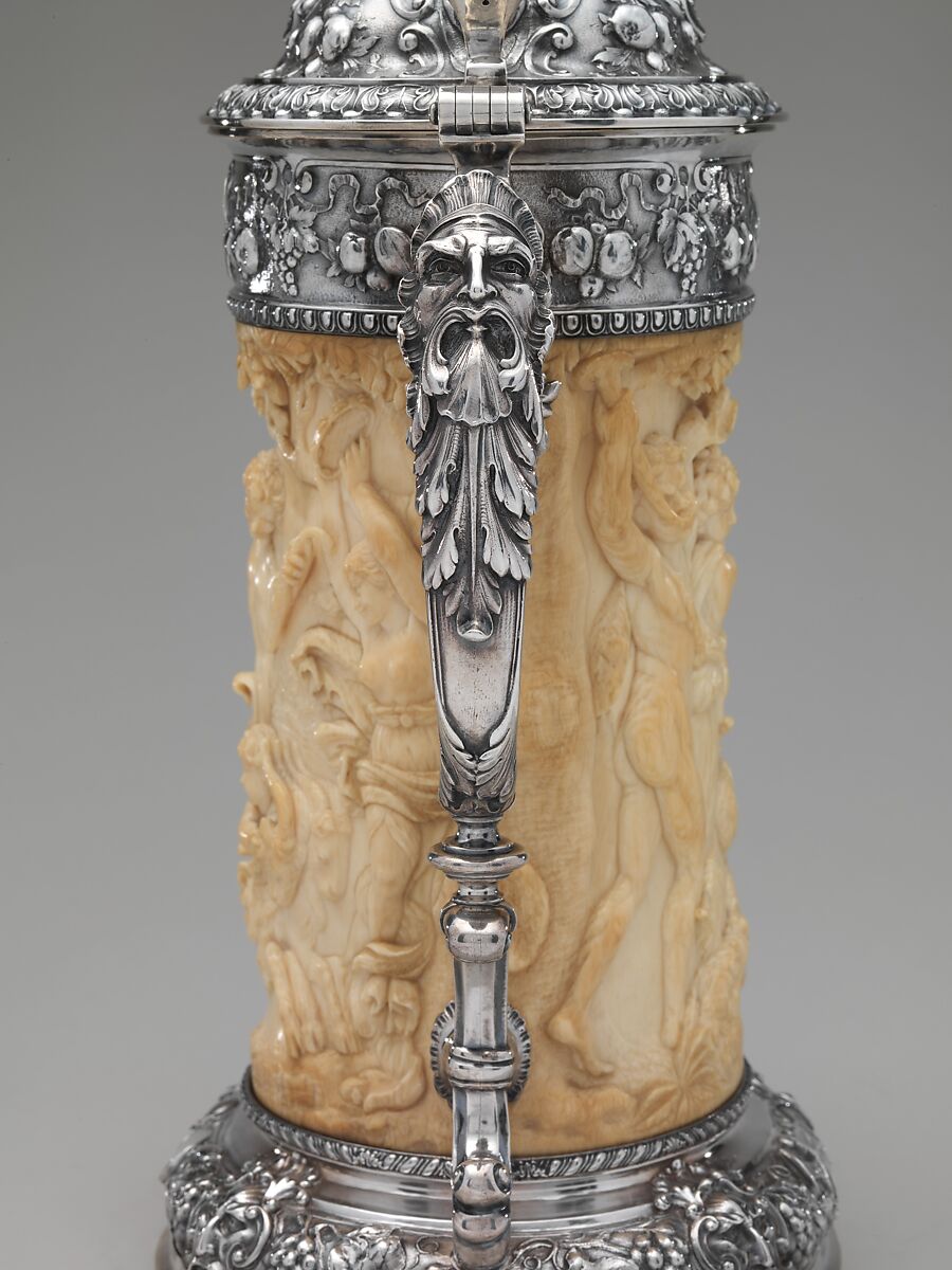 Tankard, Gorham Manufacturing Company (American, Providence, Rhode Island, 1831–present), Silver and ivory, American