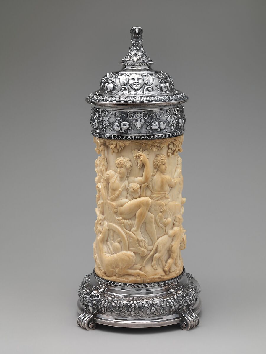 Tankard, Gorham Manufacturing Company (American, Providence, Rhode Island, 1831–present), Silver and ivory, American
