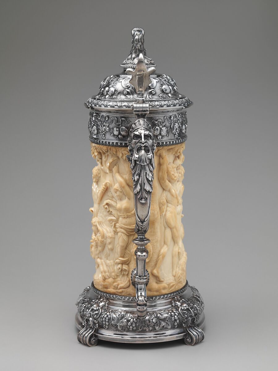 Tankard, Gorham Manufacturing Company (American, Providence, Rhode Island, 1831–present), Silver and ivory, American