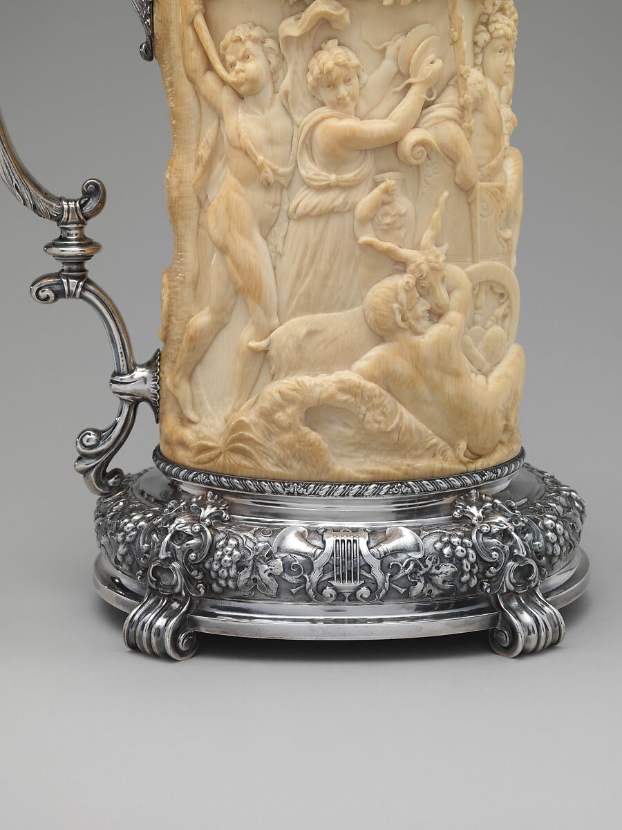 Tankard, Gorham Manufacturing Company (American, Providence, Rhode Island, 1831–present), Silver and ivory, American