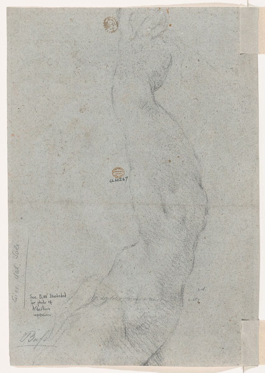 Saint Mary Magdalene in Penitence, Circle of Giuseppe Scolari (Italian, active Venice, 1562–1607), Woodcut