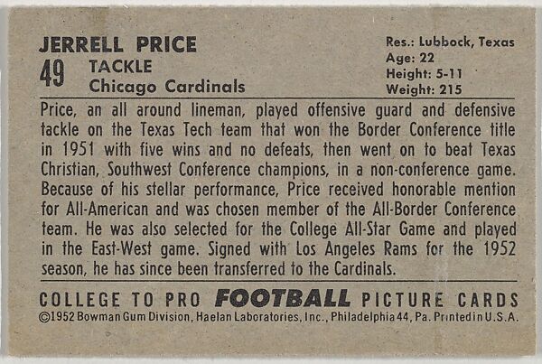 Issued by Bowman Gum Company, Commercial color lithograph