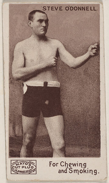Steve O'Donnell, from the Prizefighters series (N310) to promote Mayo's Cut Plug Tobacco, Issued by P.H. Mayo &amp; Brother, Richmond, Virginia (American), Commercial lithograph 