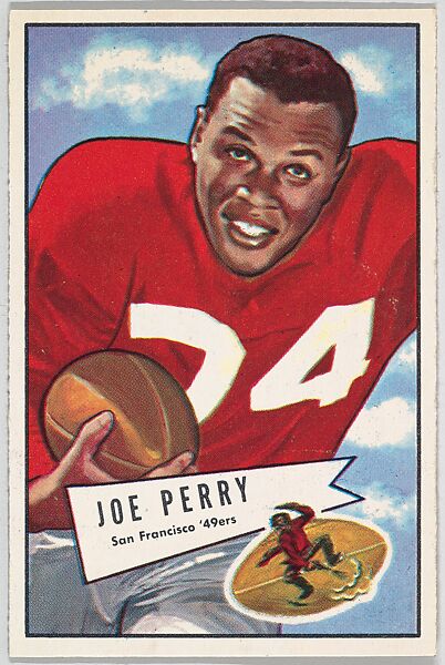 : 1951 Bowman # 105 Joe Perry San Francisco 49ers (Football Card)  VG/EX 49ers Compton Community College : Collectibles & Fine Art