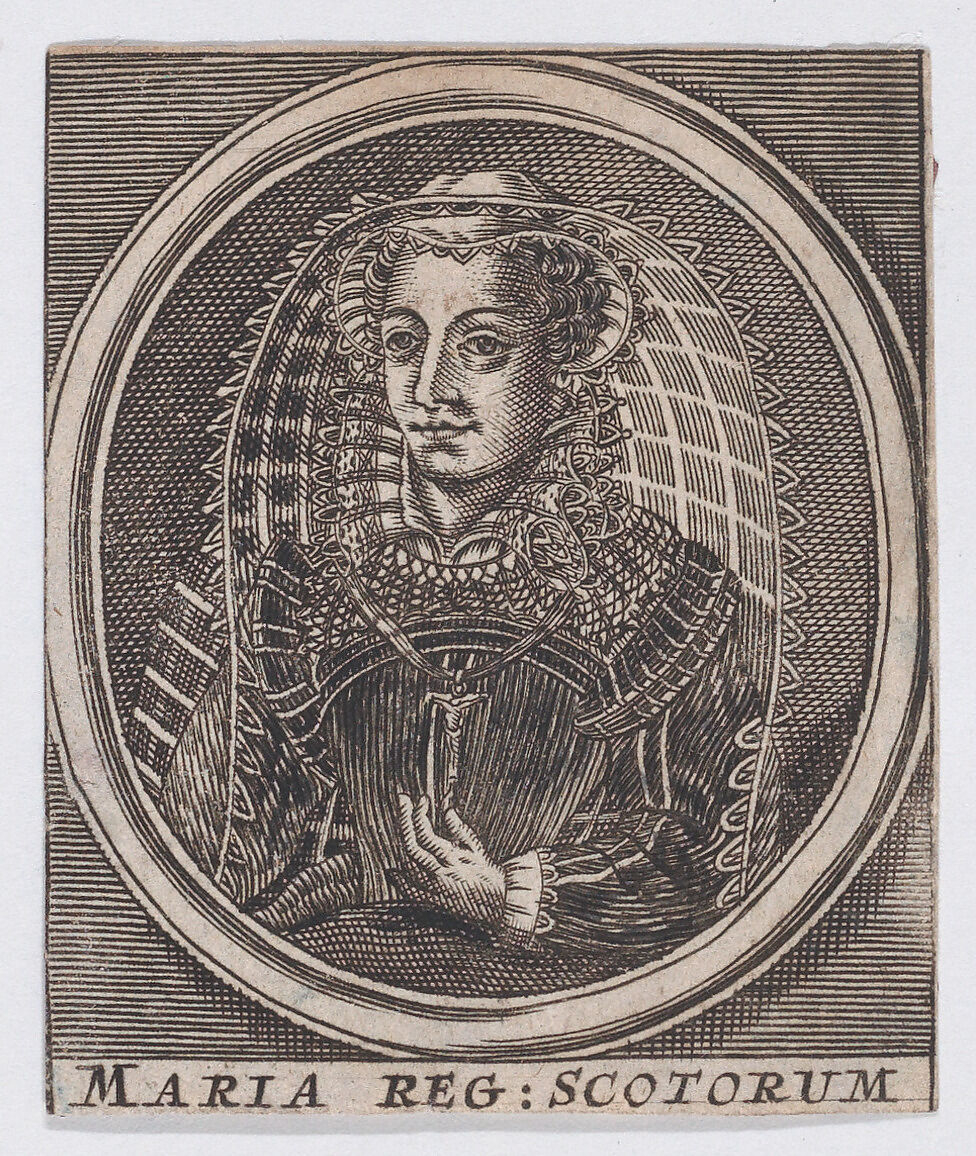 Mary, Queen of Scots, Mary, Queen of Scots (British, Linlithgow 1542–1587 Fotheringhay), Engraving with etching 