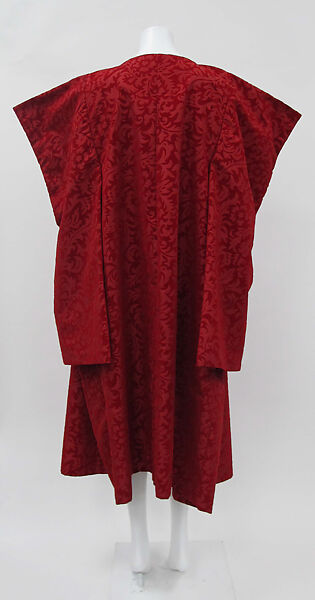 Evening coat, Comme des Garçons (Japanese, founded 1969), synthetic, cotton, metal, Japanese