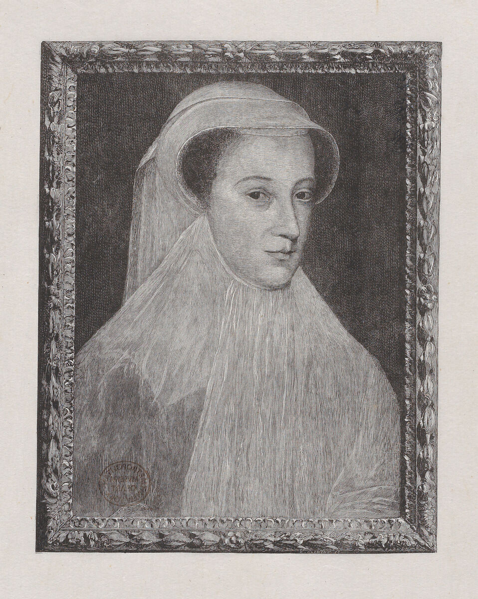 Mary, Queen of Scots, After François Clouet (French, Tours (?), active by 1536–died 1572 Paris), Photogravure 