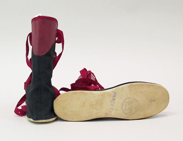 Bathing boots, Cotton, wool, cork, American