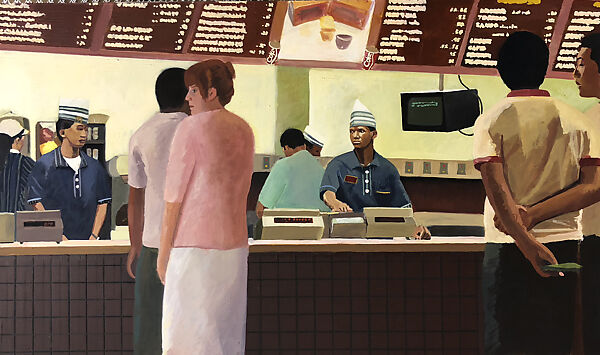 McDonald's, Number 1, Dan McCleary (American, born Santa Monica, California, 1952), Oil on canvas 