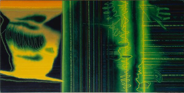 Watching Television, Ed Paschke (American, Chicago, Illinois 1939–2004 Chicago, Illinois), Oil on canvas 