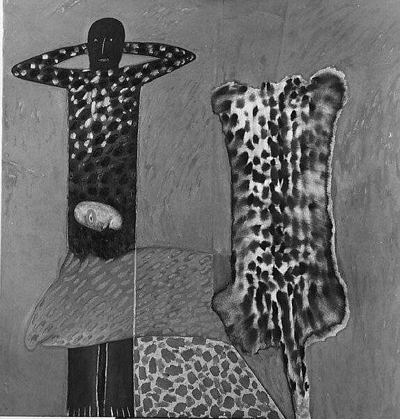Furs, Siron Franco (Brazilian, born Goiás, 1947), Oil on canvas 