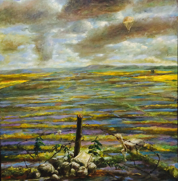 Runway, Stephen Barclay (British, born Ayrshire, 1961), Oil on canvas 