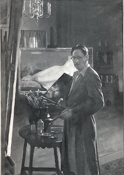 In the Studio, Leopold Seyffert (American, California, Missouri 1887–1956 Bound Brook, New Jersey), Oil on canvas 