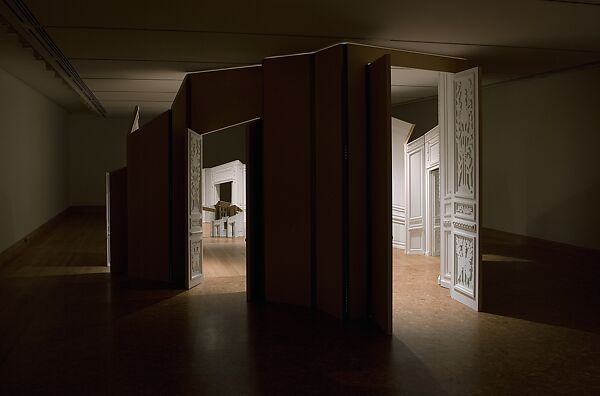 Boiserie, Katrín Sigurðardóttir (Icelandic, born 1967), Painted MDF panels, mirrors, and piano hinges