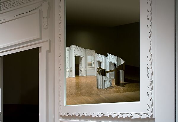 Boiserie, Katrín Sigurðardóttir (Icelandic, born 1967), Painted MDF panels, mirrors, and piano hinges