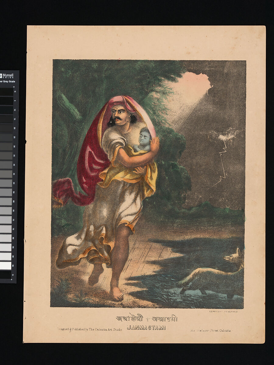 Janmastami, Lithograph, India 