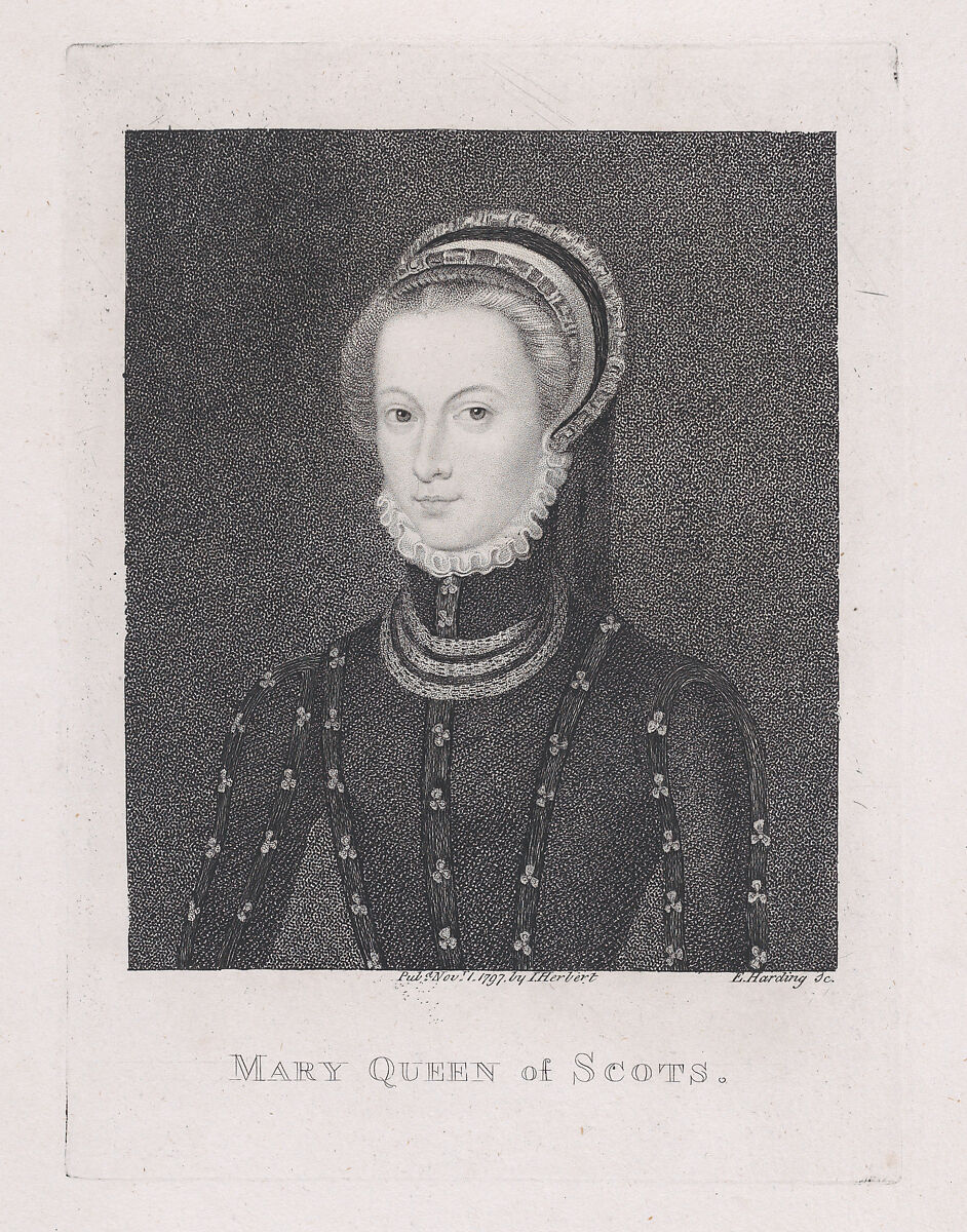Mary, Queen of Scots, Edward Harding (British, Stafford 1755–1840 London), Stipple 