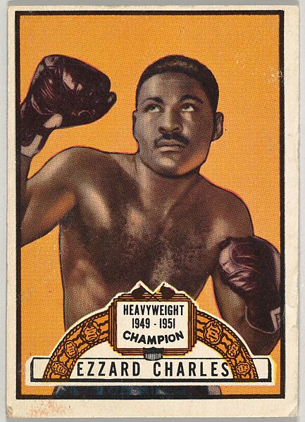 1951 Topps Ringside Boxing #96 Ezzard Charles KSA 8 NM-MT Extremely sharp!