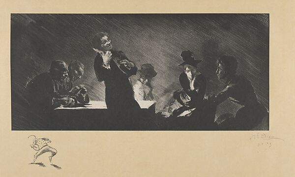 The Mandolin Player (Mandoliniste), Henri Patrice Dillon (French, San Francisco 1851–1909 Paris), Lithograph 